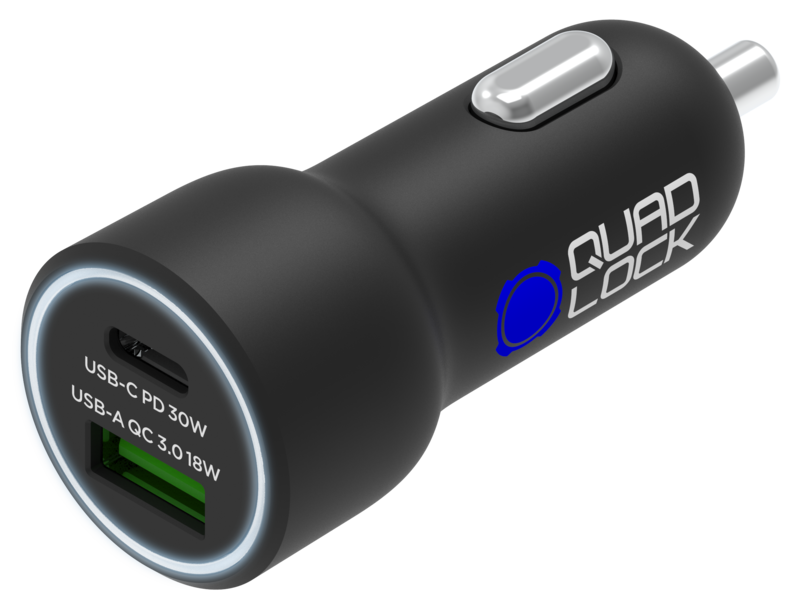QUADL 48W DUAL CAR CHARGER