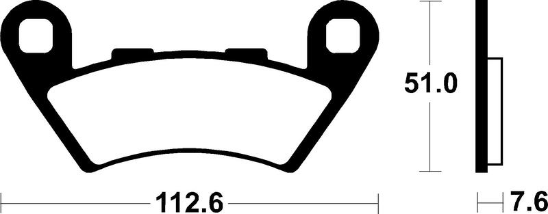 TECNI BRAKE PADS MF444 SINTER METAL
