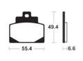 TECNI BRAKE PADS MSS438 SINTER METAL