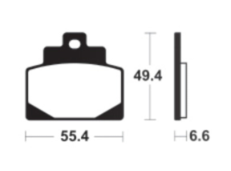 TECNI BRAKE PADS MSS438 SINTER METAL