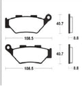 TECNI BRAKE PADS MF483 SINTER METAL