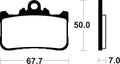 TECNI BRAKE PADS MF494 SINTER METAL