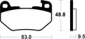 TECNI BRAKE PADS MR493 SINTER METAL