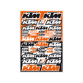 STICKER SHEETS PVC KTM