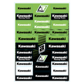 STICKER SHEETS PVC KAWASAKI