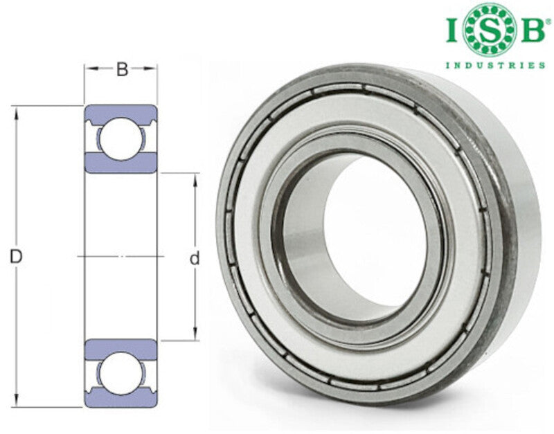 ISB BEARING EBIKE 618/8 ZZ 8X16X5