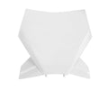 RTECH FRONT NUMBERPLATE, WHT