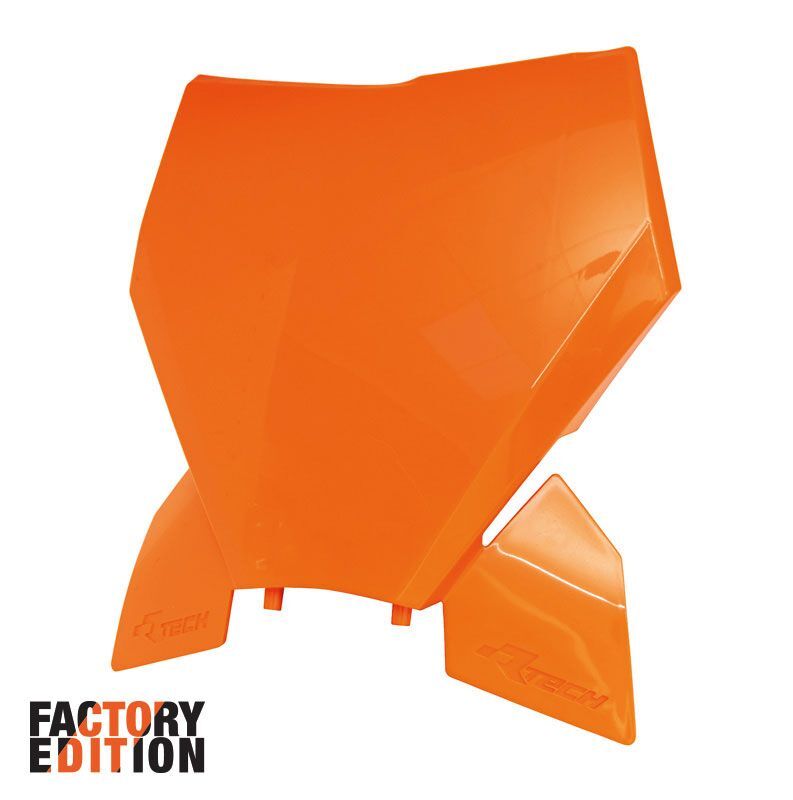 RTECH FACTORY FRONT NUMBERPLATE, ORG