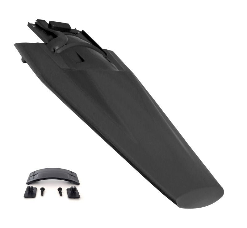 RTECH PLASTIC REAR FENDER, BLK