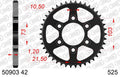 AFAM RR SPROC 525 STEEL ST 50903, 42