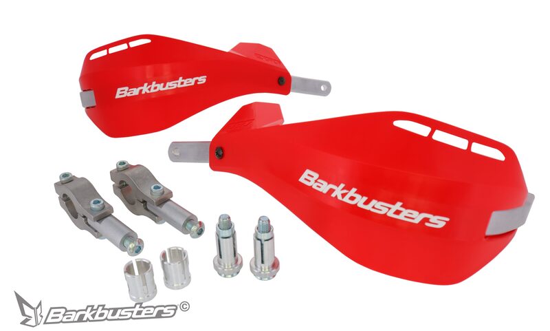 BARKB HANDGUARD EGO STRAIGHT, RED/RED