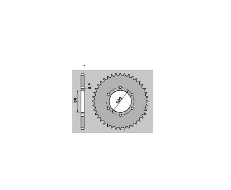 PBR RR SPROC 415 STEEL ST 404, 46, BLK