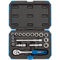 DRAPR METRIC SOCKET SET 3/8 18 PCS