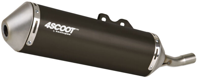 TECGA EXHAUST 4SCOOT TRE BLACK