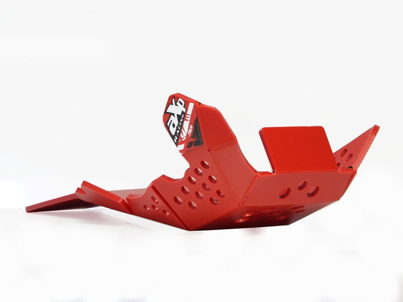 AXP SKID PLATE XTREM HDPE 8MM, RED