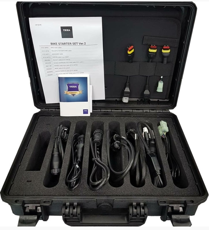 TEXA CABLE DIAG BIKE STARTER SET CASE