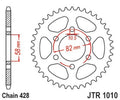 JTSPR RR SPROC 428 STEEL ST 1010, 46, ST