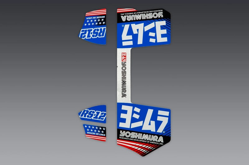YOSHI SPARE PARTS STICKER RS-12, BLU