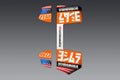 YOSHI SPARE PARTS STICKER RS-12, ORG