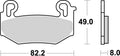 BREMB BRAKE PADS 07BB42SA SINTER METAL