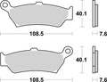 BREMB BRAKE PADS 07BB43SP SINTER METAL