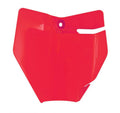 RTECH FRONT NUMBERPLATE, RED