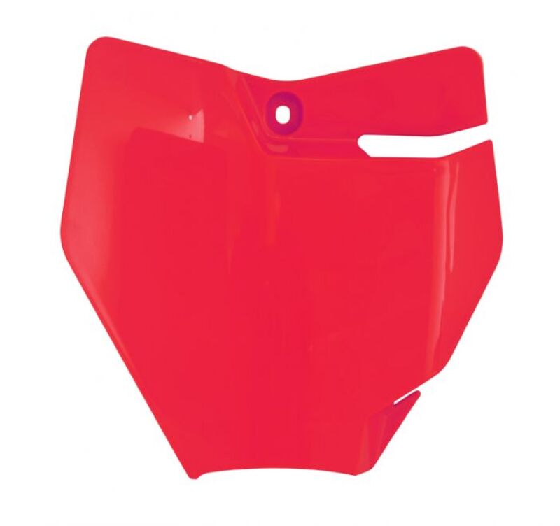 RTECH FRONT NUMBERPLATE, RED