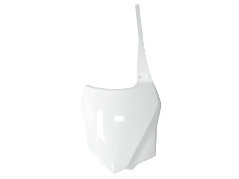 RTECH FRONT NUMBERPLATE, WHT