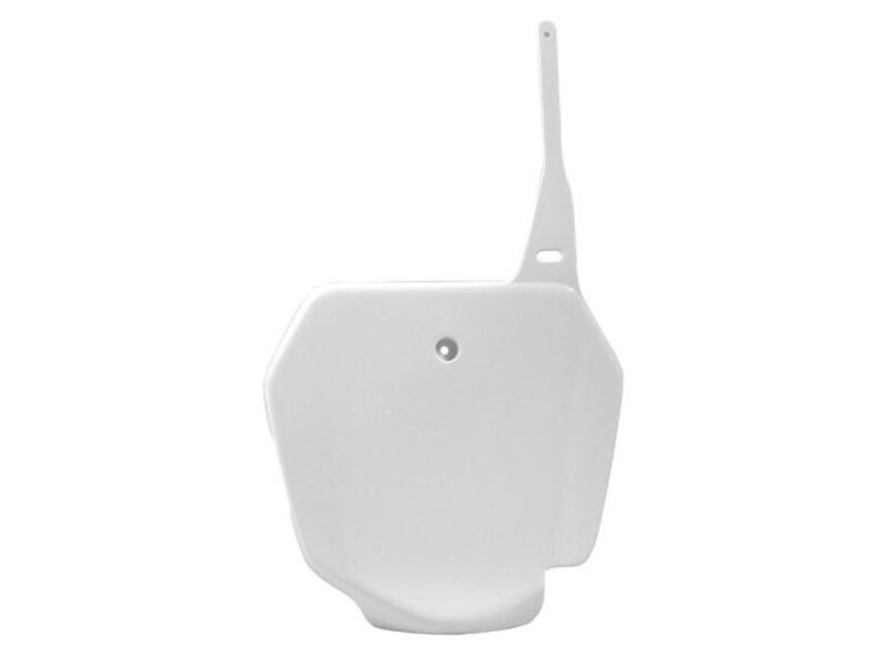 RTECH FRONT NUMBERPLATE, WHT