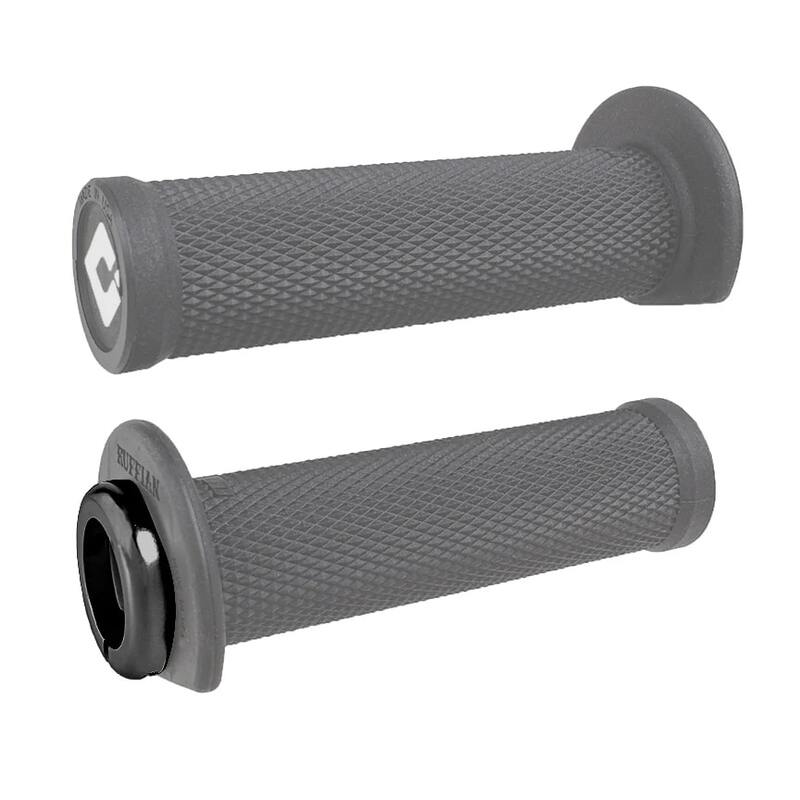 ODI GRIP RUFFIAN ATV, GRY/BLK