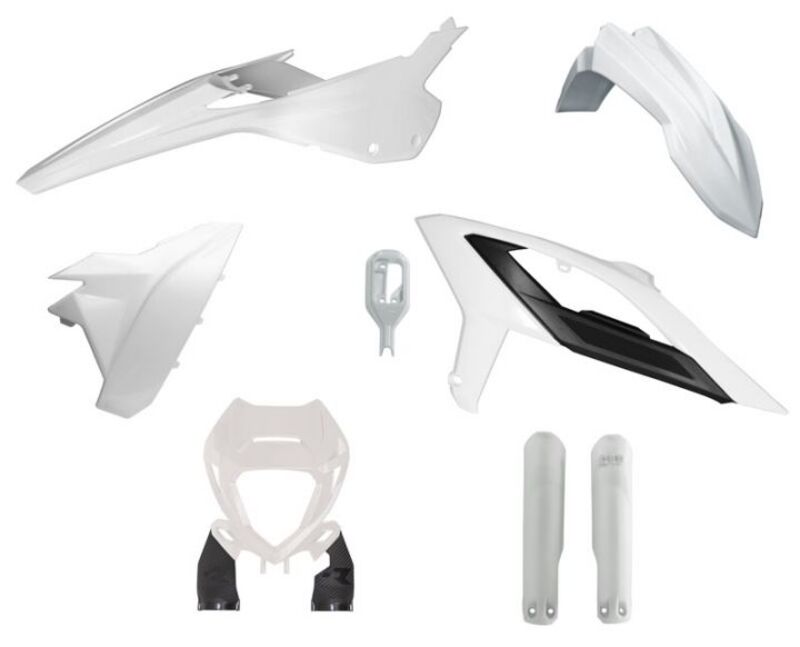 RTECH PLASTIC KIT 6 PCS , WHT