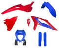 RTECH PLASTIC KIT 6 PCS , DBL/RED