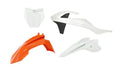 RTECH PLASTIC KIT 4 PCS, WHT/BLK