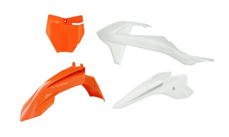 RTECH PLASTIC KIT 4 PCS, ORG/WHT