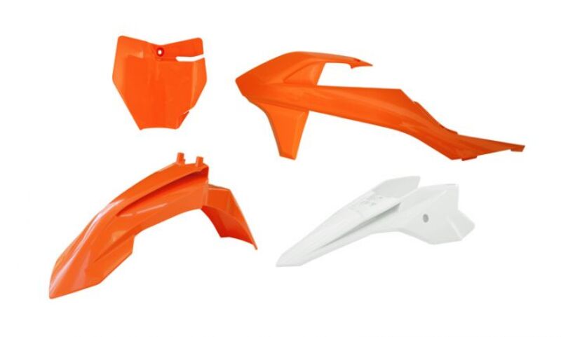 RTECH PLASTIC KIT 4 PCS, ORG/ORG