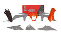 RTECH PLASTIC KIT 6 PCS , ORG/GRY