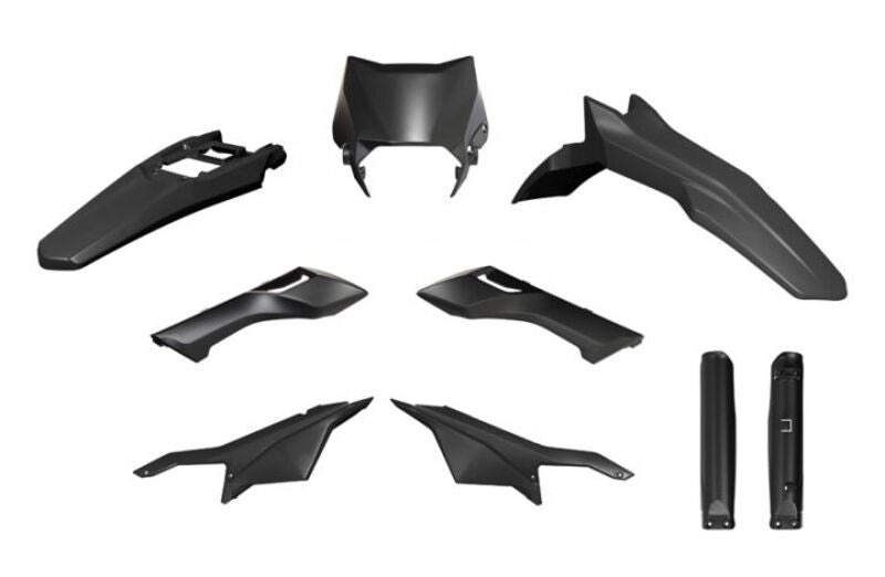 RTECH PLASTIC KIT 6 PCS, BLK