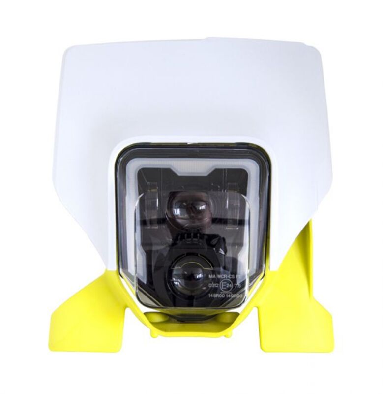 RTECH COMPLETE HSQ LED HEADLIGHT, WHT/YE