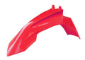 RTECH PLASTIC FRONT FENDER, RED