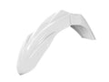 RTECH PLASTIC FRONT FENDER, WHT