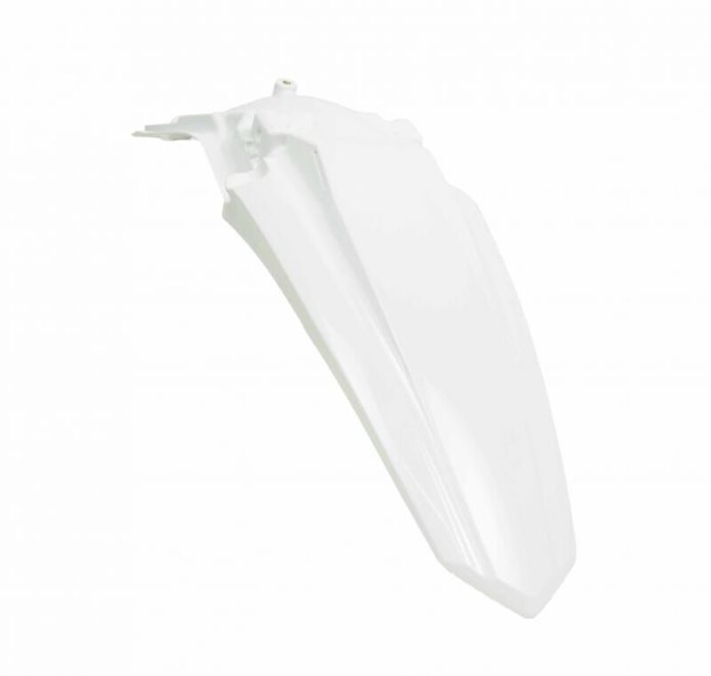 RTECH PLASTIC REAR FENDER, WHT