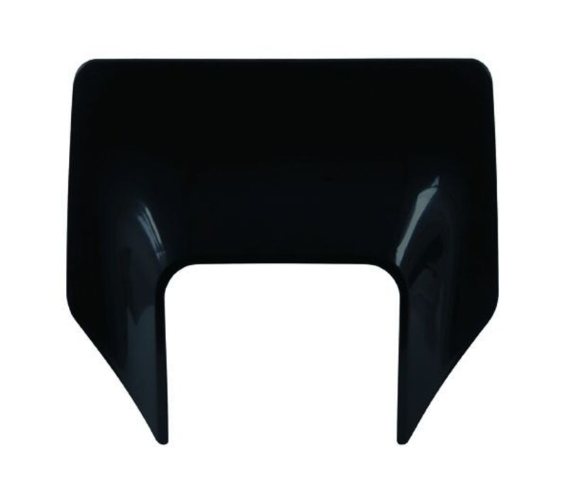 RTECH FRONT HEADLIGHT REP. PLASTIC, BLK