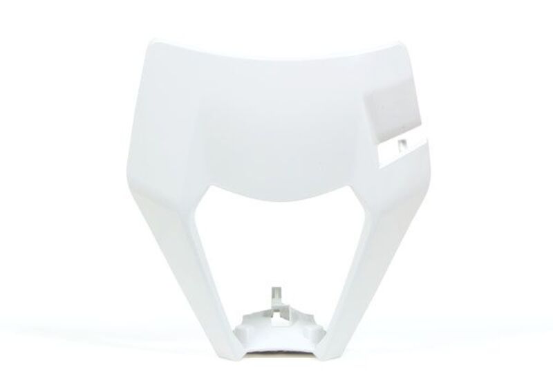 RTECH FRONT HEADLIGHT REP. PLASTIC, WHT