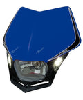 RTECH HEADLIGHT V-FACE LED, BLU/BLK