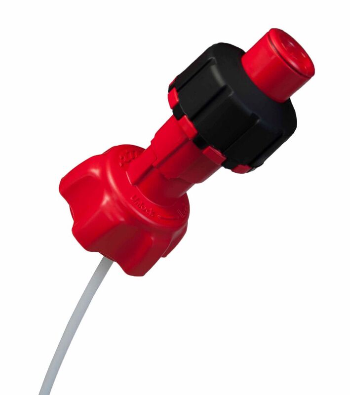 RTECH CAN ACCE. QUICK FILL CONVERS, RED