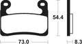 TECNI BRAKE PADS MF460 SINTER METAL