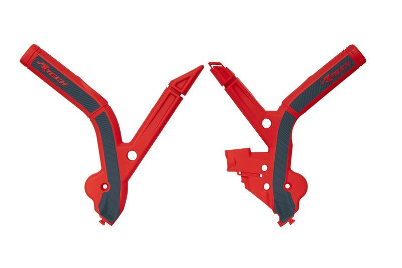 RTECH PLASTIC FRAME PROTECTORS, RED/BLK