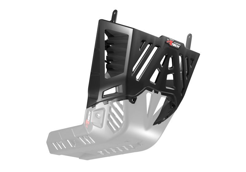 RTECH PLASTIC UPPER ENGINE PROTECTOR, BL