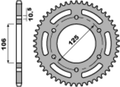 PBR RR SPROC 520 STEEL ST 4530, BLK, 41