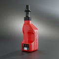 TUFFJ GAS CAN 5L RIPPER CAP G3, RED/BLK